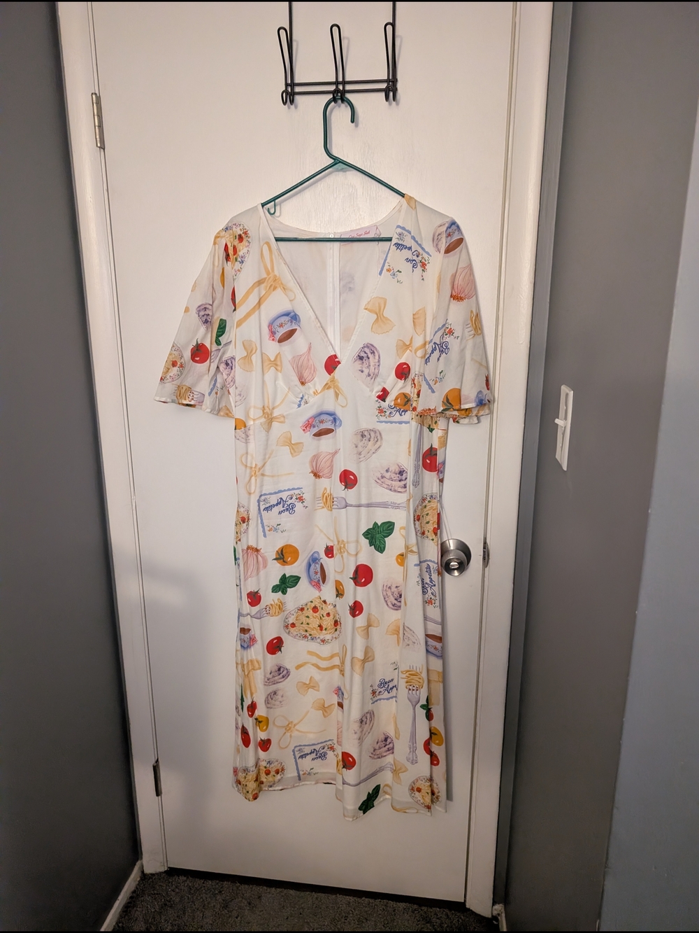 White Midi Pasta Dress From Lisa Says Gah 2XL - Picture 5 of 7